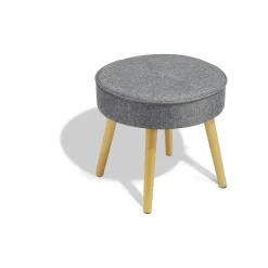 Tabouret Eliott gris anthracite