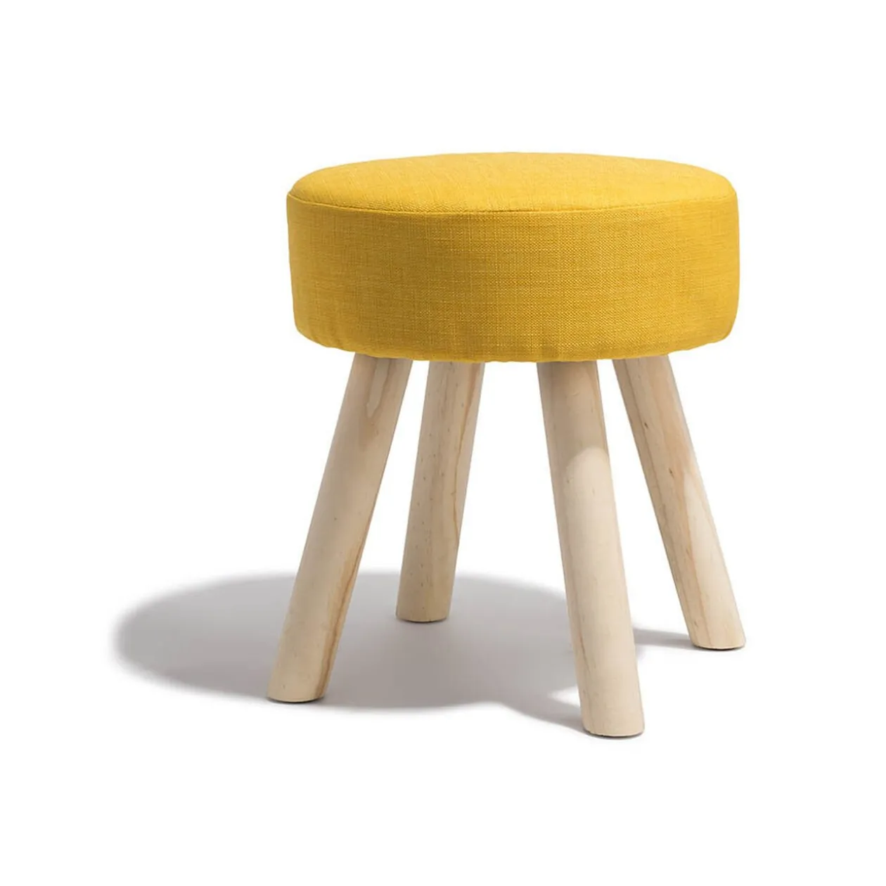 Tabouret Joseph jaune moutarde