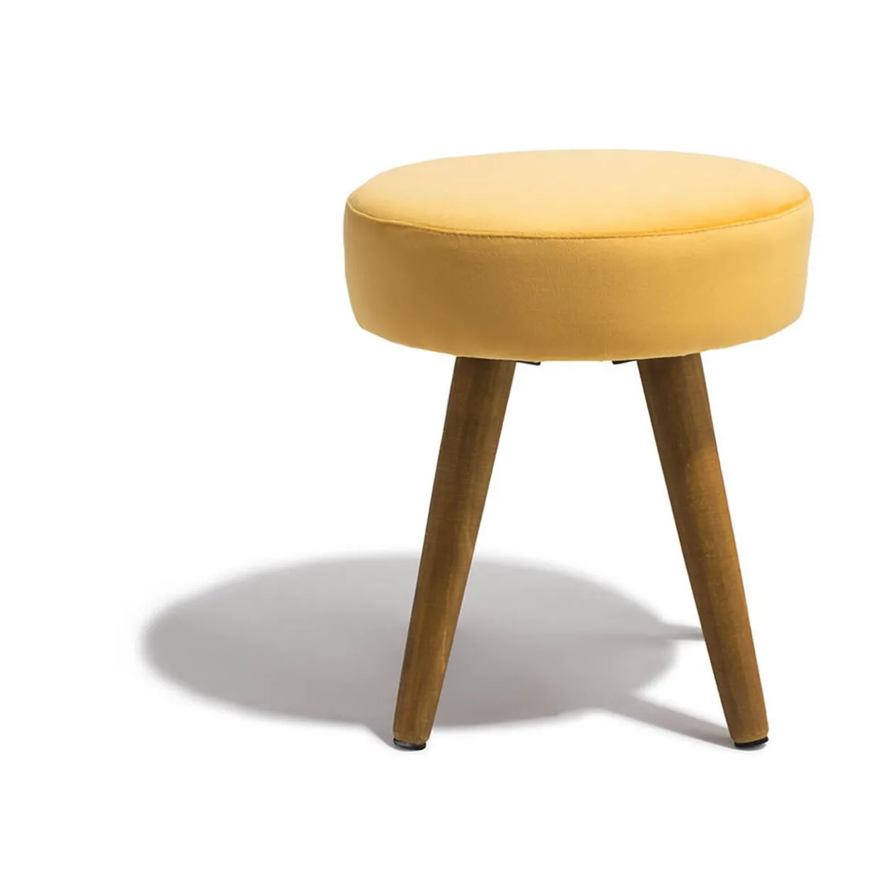 Tabouret Marceau jaune moutarde