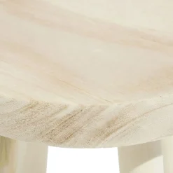 Tabouret Natura grand modèle bois beige Ø30xH68cm