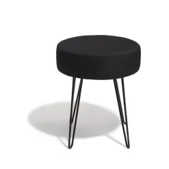 Tabouret Solange noir