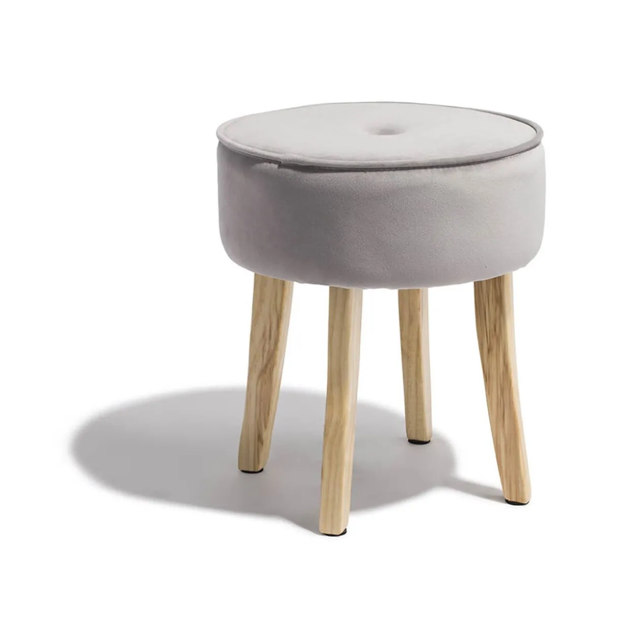 Tabouret Valentine gris clair