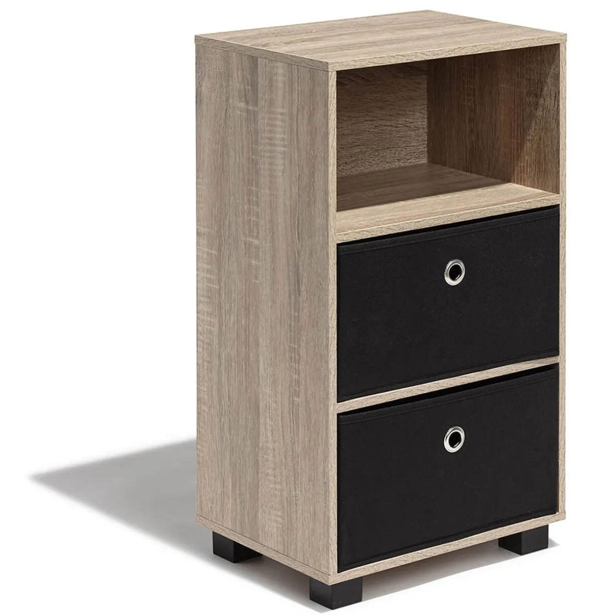 Étagère Utah naturelle 2 tiroirs et 1 niche