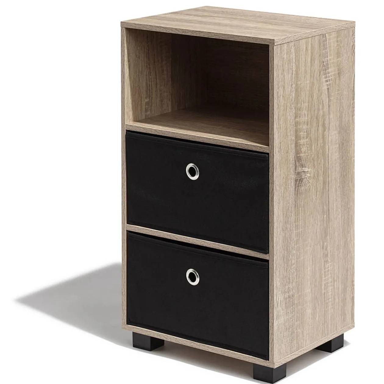 Étagère Utah naturelle 2 tiroirs et 1 niche