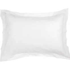 Taie d oreiller blanc avec volant