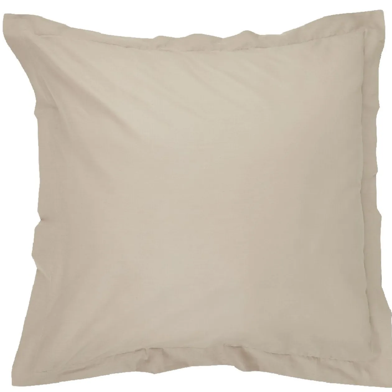 Taie d oreiller taupe avec volant