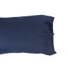 Taie de traversin unie bleu foncé