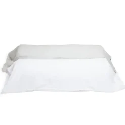 Taie de traversin 85x185cm polycoton gris