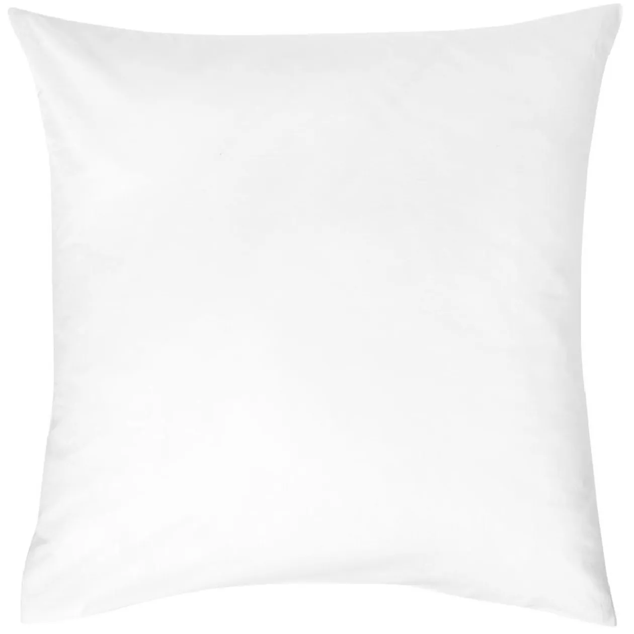 Taie d'oreiller à volant imprimé beige et blanc 63x63cm