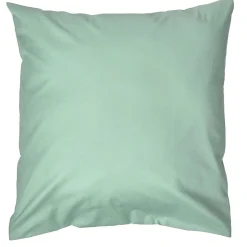 Taie d'oreiller carrée unie vert