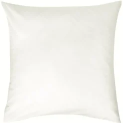 Taie d'oreiller carrée unie x2