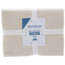 Taie d'oreiller flanelle L63X63 cm
