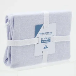 Taie d'oreiller flanelle L50X70 cm