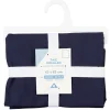 Taie d'oreiller sac en coton bleu 63x63 cm