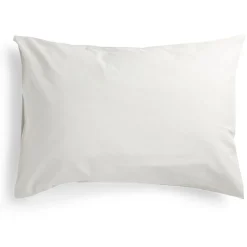 Taie d'oreiller 50x70cm polycoton finition droite gris