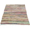 Tapis chindi tissé multicolore