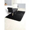 Tapis effet fourrure à poils longs noir