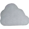 Tapis forme nuage gris clair