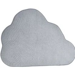 Tapis forme nuage gris clair