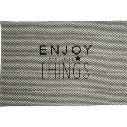 Tapis géométrique "Enjoy the little things"