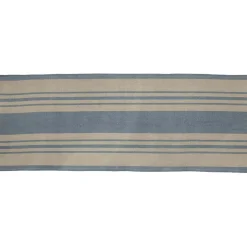 Tapis imprimé Aubin bleu