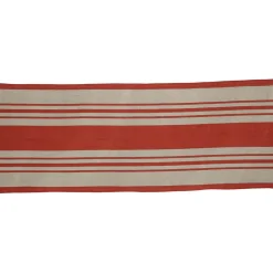 Tapis imprimé Aubin rouge
