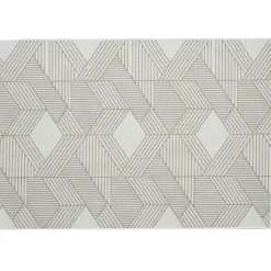Tapis intérieur extérieur motif géométrique 170x120 cm