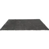 Tapis lavable uni gris anthracite