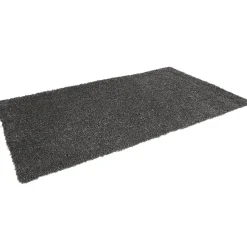 Tapis lavable uni gris anthracite