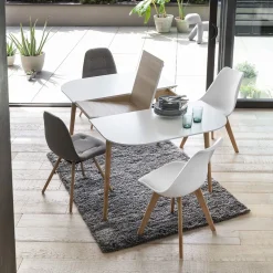 Tapis poils longs teufté gris anthracite Phil