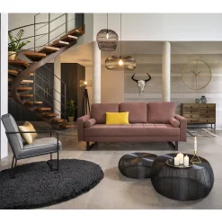 Tapis poils longs teufté Mialy noir