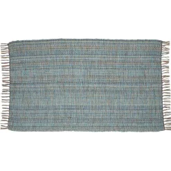 Tapis rectangulaire à franges