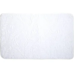 Tapis rectangulaire beige ou blanc 50x80cm