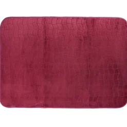 Tapis rectangulaire effet écaille uni violet