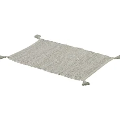 Tapis rectangulaire jute vert kaki