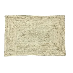 Tapis rectangulaire jute naturel 60x90 cm