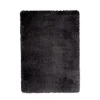 Tapis rectangulaire uni noir