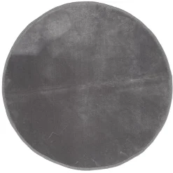 Tapis rond D80 gris