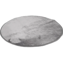 Tapis rond D80 gris