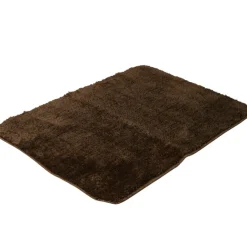 Tapis salle de bain chocolat