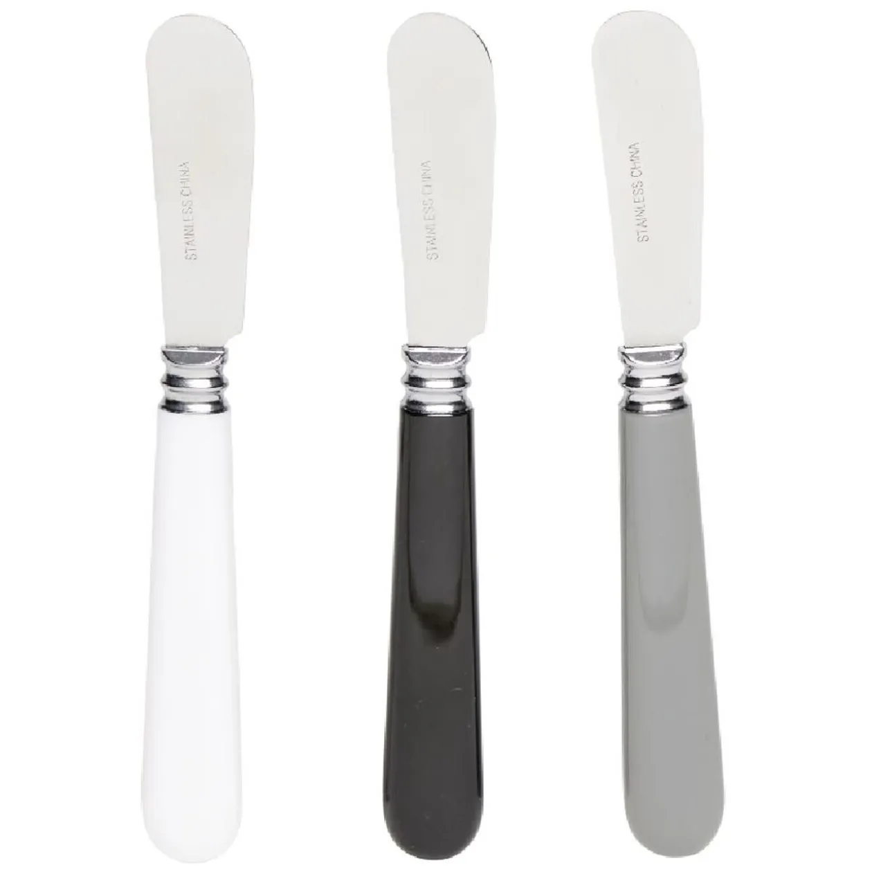 Tartineur manche coloré x 3