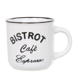 Tasse à café expresso multicolore Bistrot x6