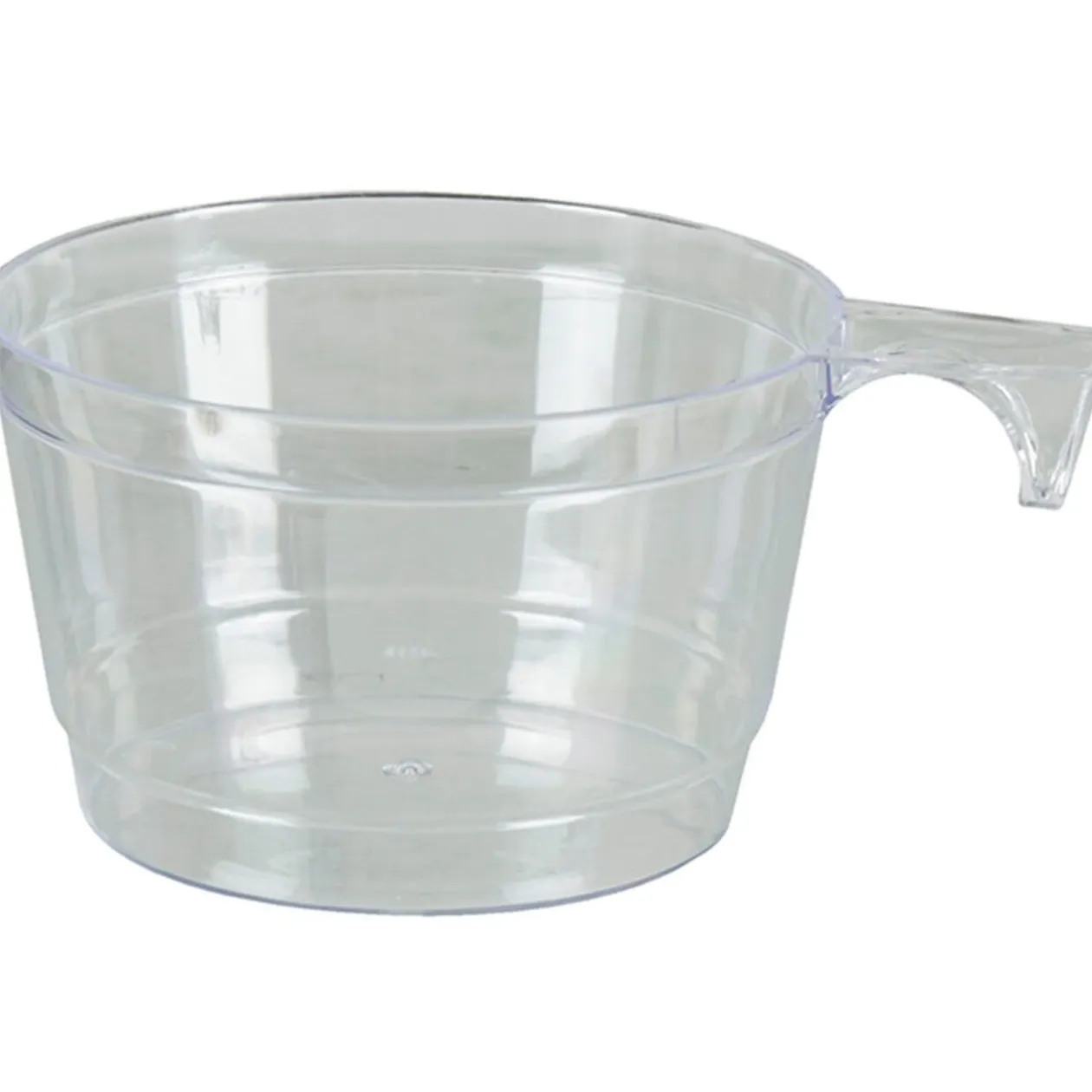Tasse à café plastique transparent x12