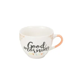 Tasse à café porcelaine avec inscription "Good Morning my Love" 22 cl