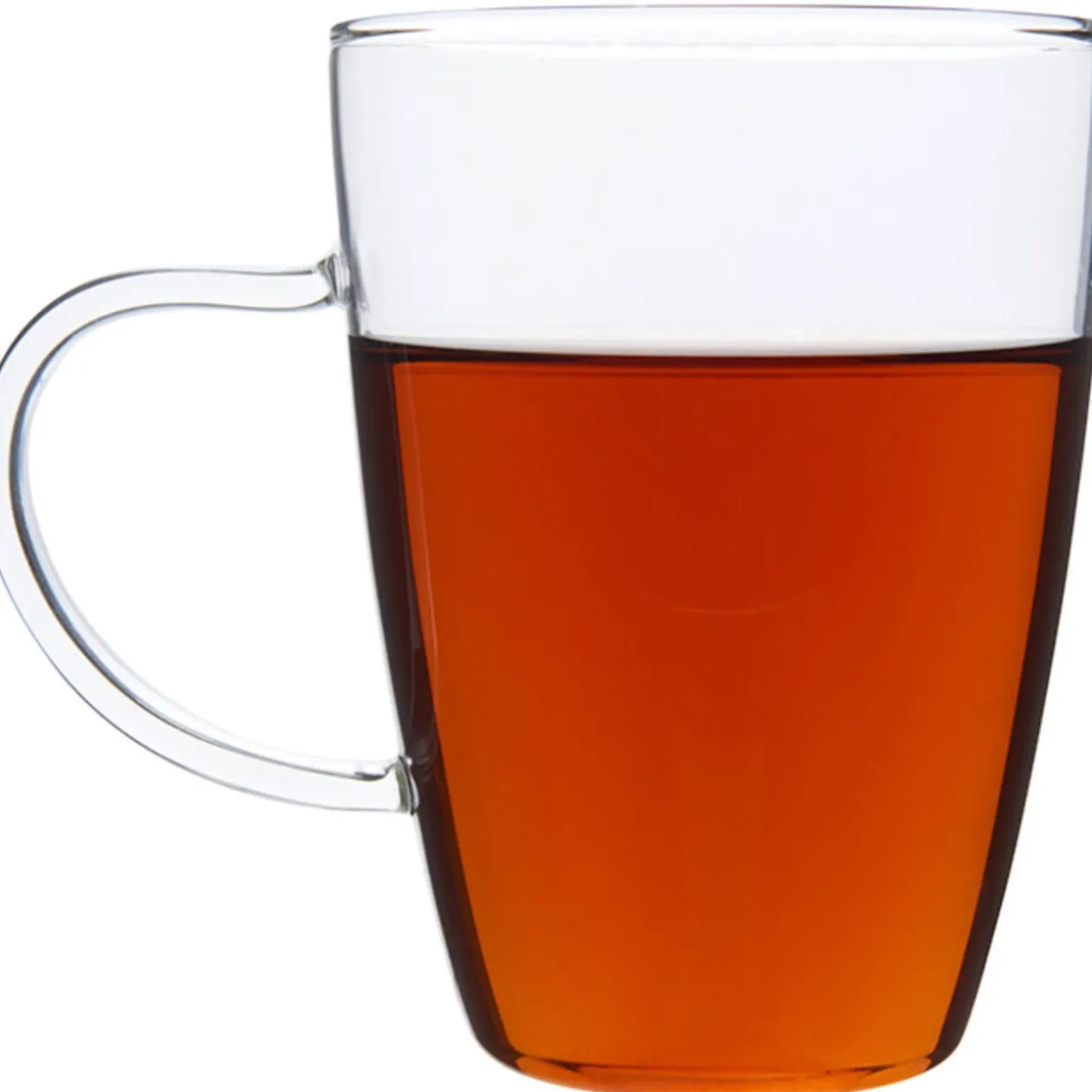 Tasse à thé transparente x2