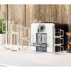 Tasse transparente en verre trempé droit Luminarc 25 cl