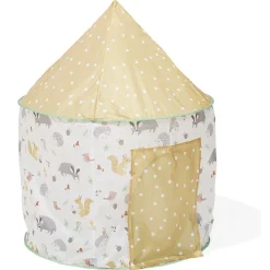 Tente ronde pop-up animaux de la forêt Ø100xH135cm