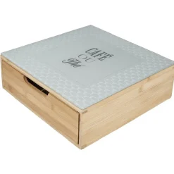 Tiroir toutes dosettes design "Café ou thé"