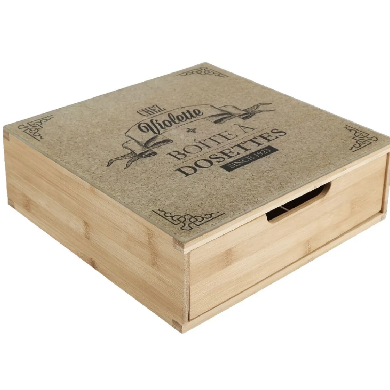 Tiroir toutes dosettes esprit bistrot Chez Violette