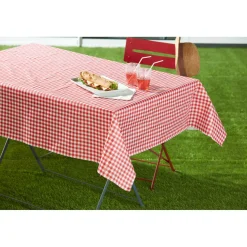 Toile cirée au mètre imprimé vichy